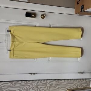 LOFT Yellow Ankle Pants